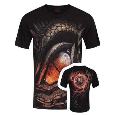 Spiral T-Shirt Dragon Eye Homme Noir