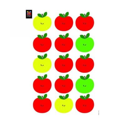 Pommes Stickers Muraux 2Planches 18.5X15 Fdri Deab
