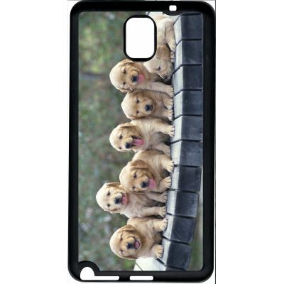 Coque samsung note 3 chiots golden retriever