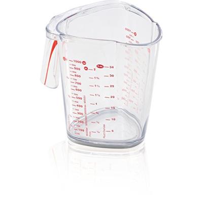 Leifheit 03048 comfortline verre gradué plastique transparent/rouge 1 l