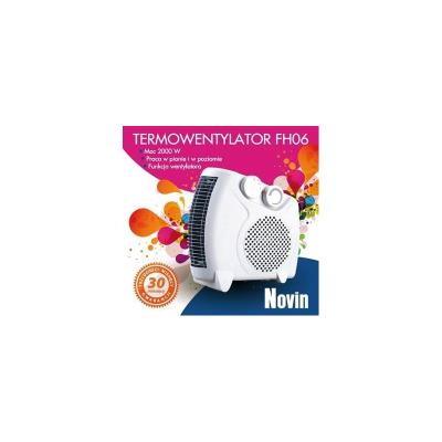 Novin fh 06 radiateur soufflant 1000w/2000w blanc lauson