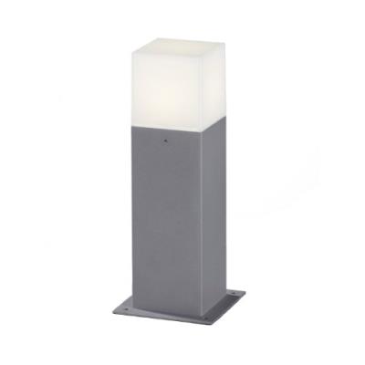 Trio leuchten 520060187 balise extérieure led en fonte daluminium avec 1 ampoule e14, 4 w titane 30 cm