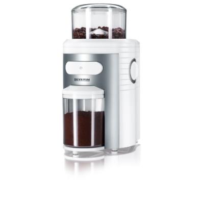 SEVERIN KM 3873 - koffiemolen - wit/zilver