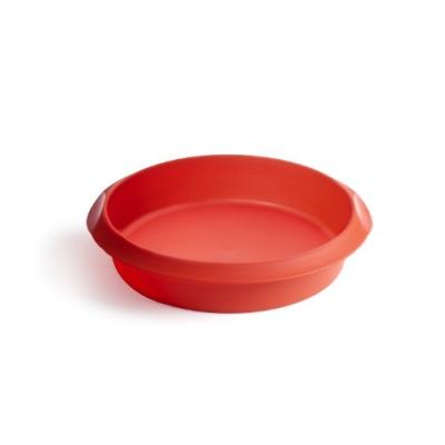 LÉKUÉ 1210726R01M033 MOULE À MANQUÉ SILICONE PLATINE 26 CM