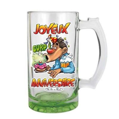 Chope Verre A Biere Joyeux Anniversaire Achat Prix Fnac