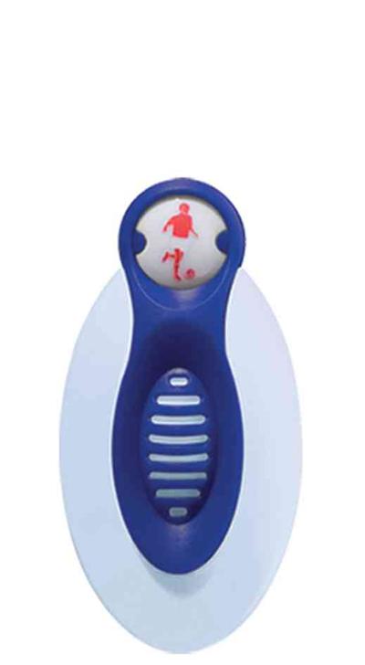 PELIKAN - Gomme Design griffix , bleu pour crayon, design ergonomique avec grip, avec bouton amovible - pour collecter et échanger (621904)