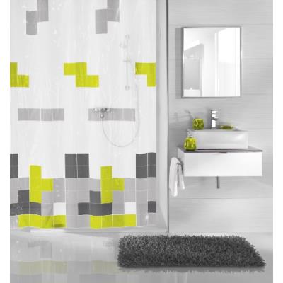 Meusch 2384645305 pixie rideau de douche vert 180 x 200 cm