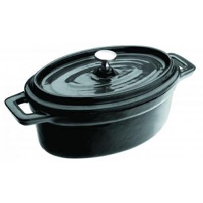 IBILI - Ustensiles et accessoires de cuisine - mini cocotte ovale noire ( 726015N-1 )