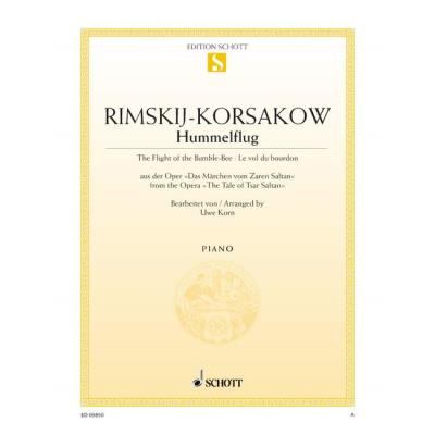 Partitions classique SCHOTT RIMSKY-KORSAKOV NIKOLAI - THE FLIGHT OF THE BUMBLE-BEE - PIANO Piano