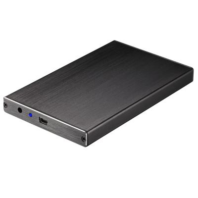 Boitier externe pour disque dur 2,5 sata usb 3.0 aluminium noir smartteck st-b25731-bk