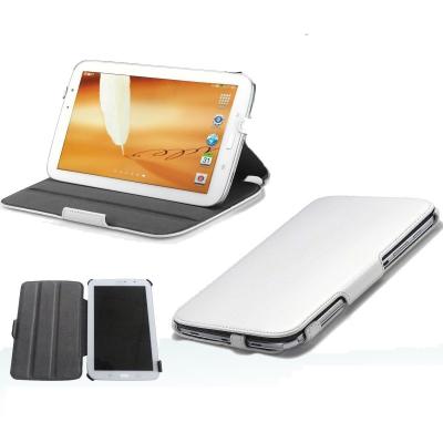 Housse LG G Pad 8.3 blanche Cuir PU luxe Ultra Slim avec Multi Stand - Etui cover tablette LG G Pad 8.3 blanc - Accessoires XEPTIO : Exceptional case !