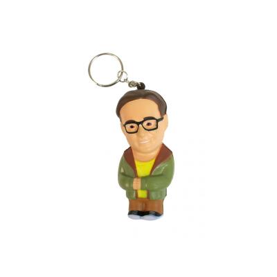 SD Toys - The Big Bang Theory porte-clé avec figurines anti-stress Leonard 8 cm