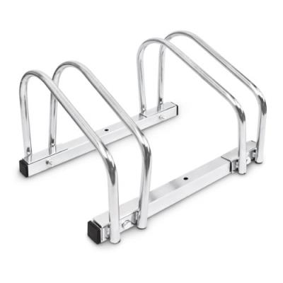 Relaxdays râtelier pour 2 vélos argent