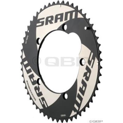 Sram chainring road 55t 5 bolt 130mm bcd alum tt (55-42) 4mm black [misc.]