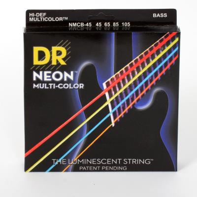 Cordes DR NMCB-45 LH-9 MULTI COLOR BASS 45-105 MEDIUM 4 CORDES Cordes guitares basses