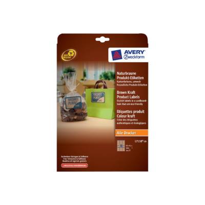 Avery Zweckform Brown Kraft Product Lables - etiketten - 360 etiket(ten)