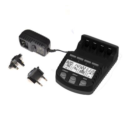 Chargeur de piles prise UK La Crosse Technology RS700 Noir