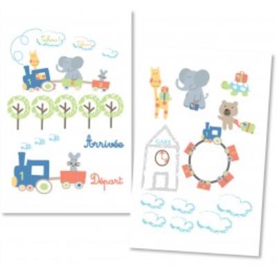 Stickers train les chatounets