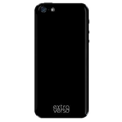Autocollant + coque iphone 4 4s full black extraverso