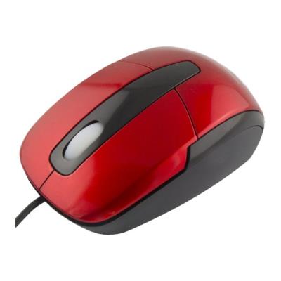 Titanum BARRACUDA - muis - USB - rood