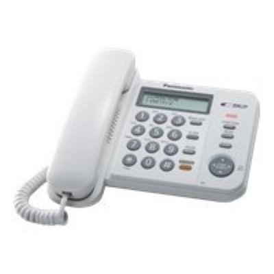 Panasonic KX-TS580EX1W - téléphone filaire avec ID d appelant