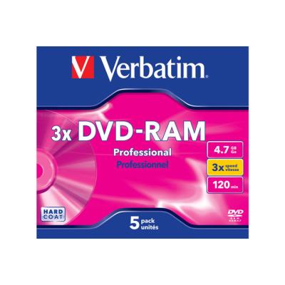 Verbatim - DVD-RAM x 5 - 4.7 Go - support de stockage