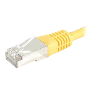 Cordon RJ45 patch SSTP CAT 6 Jaune - 15 m