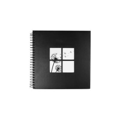 OSTARIA Album photos carré - Motifs Plumetis - 400 Vues - Noir