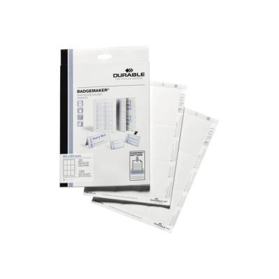 DURABLE - cartes pour badges - 180 carte(s)