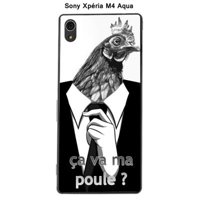 Coque Sony Xpéria M4 Aqua - Poule-1