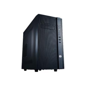 Cooler Master N300 - Tour - ATX - pas d'alimentation (ATX / PS/2) - noir minuit - USB/Audio