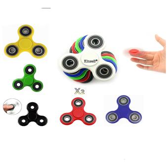 Lot de 2 Fidget Hand Spinners Tri-Spinner Kinsell® - Jeu d'adresse