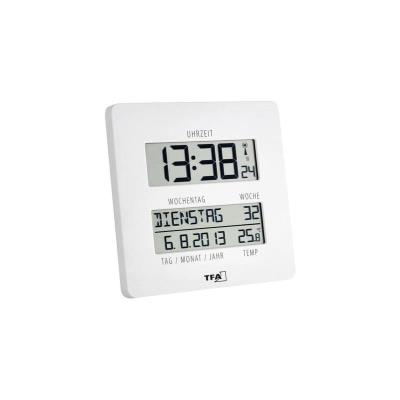 Horloge radiopilotée time line tfa 60.4509.02 l x l x h 27 x 195 x 195 mm