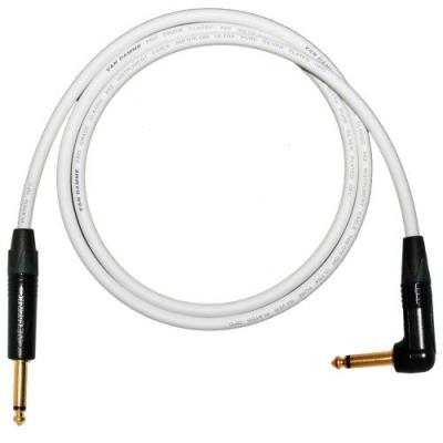Designacable Van Damme Xke Câble De Guitare Avec Connecteurs Jack Neutrik Np2X-B/Np2Rx-B 3 Blanc