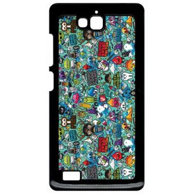 Coque huawei honor 3c et 3c 4g pop art retro