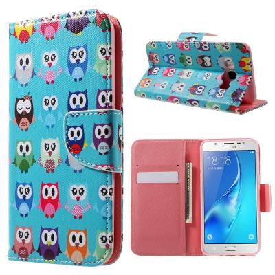 Etui en PU pour Samsung Galaxy J5 (2016) - Multiple Hiboux