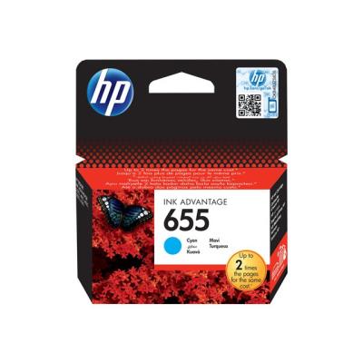 HP 655 - inkt-cyaan - origineel - inktcartridge