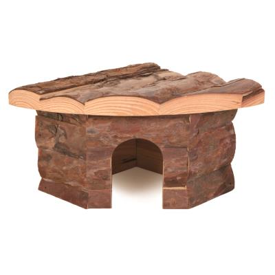 Natural Living Maison D'Angle Jesper, 32 × 13 × 21/21 Cm - Mon Animalerie
