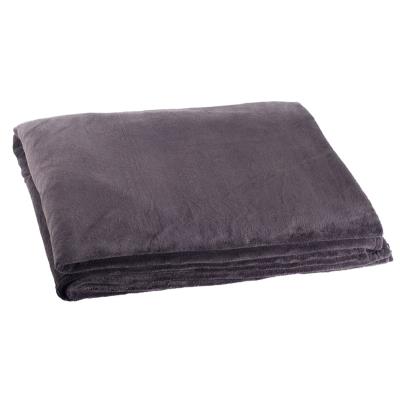 Couverture en microfibres 300 g/m² - 220 x 240 cm - Noir