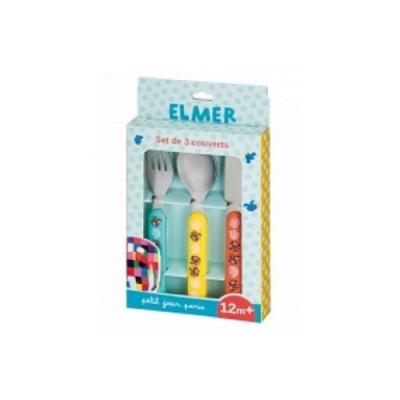 Set de 3 couverts Elmer