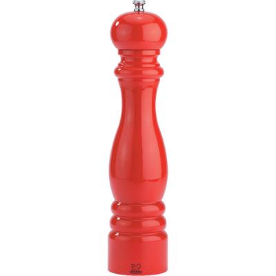 Peugeot - Moulin à sel manuel en bois couleur rouge coquelicot 30 cm