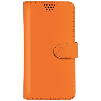 Celly Wally - Protection à rabat pour téléphone portable - orange