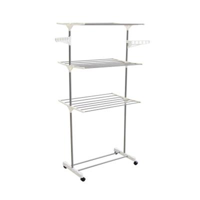 Étendoir linge modulable - Métal - 3 étages - 80 x 59 x 165 cm