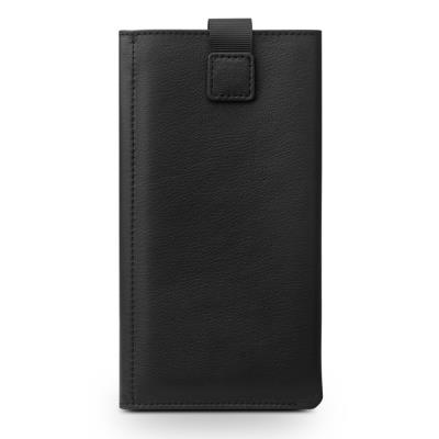 Etui en cuir véritable QIALINO pour iPhone 7 - Noir