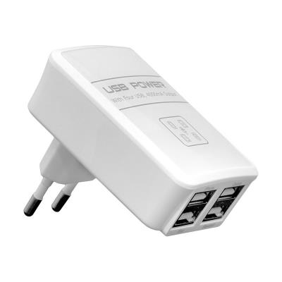 Chargeur Secteur Moxie Quadro 4 Ampères avec 4 entrées USB