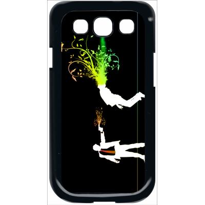Coque samsung s3 abstrait head shot