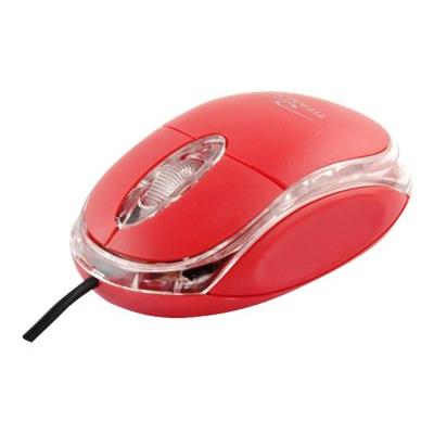 Titanum RAPTOR 3D - muis - USB - rood