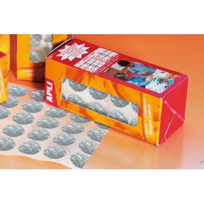 Gommettes rouleau - Rond Ø 20 mm - Holographique x 1 770