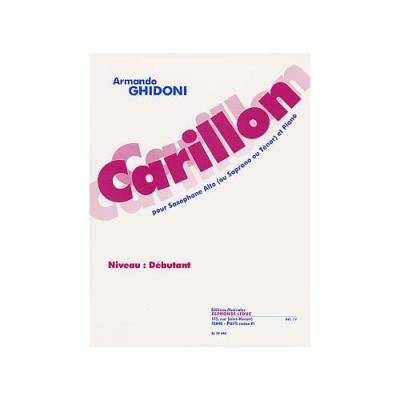 Carillon Armando GHIDONI - partition Saxophone - Ed. Leduc