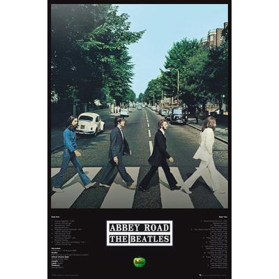Poster Beatles + 1 Powerstrips©, tesa adh‚sifs double face-20pcs